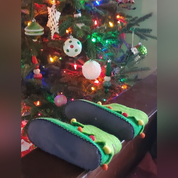 Melt For Felt Elf Slippers, EU Size 41, Non Slip Suede Soles - Picture 5 of 6